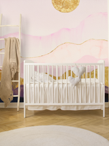 Custom Wallpaper - "Super Moon" - 7' 7" Tall x 12' 7" Wide - Peel & Stick