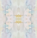 Cotton candy repeating wall paper, blush and blue wallpaper, Vivian Ferne wallpaper, blush gold and blue wallpaper