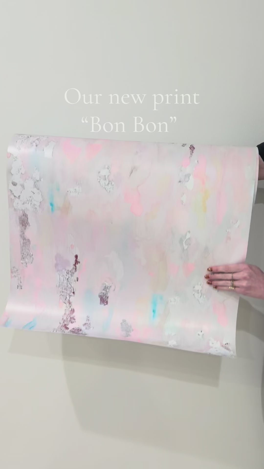 "Bon Bon" Wallpaper Wall Mural by Vivian Ferne