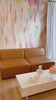 This video shows the final installation of famous interior designer, Vivian Fernes' birthday cake themed wallpaper. These pastel textures and brushstrokes create a stunning pink, blue, gold cream and green arrangement that is an amazing interior wall decor piece for bedrooms, living rooms and bathrooms. This wallpaper has been successfully installed in boutique hotels, spas, salons and luxury interior spaces.
