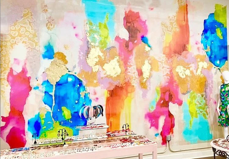 "Platinum Coast" Oversized Wall Mural