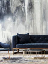 Custom "Mercury" Oversized Wall Mural 129” tall x 270 1/2” wide Peel & Stick