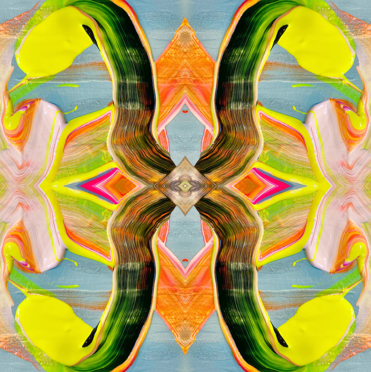 "Orange Coast" Oversized Wall Mural