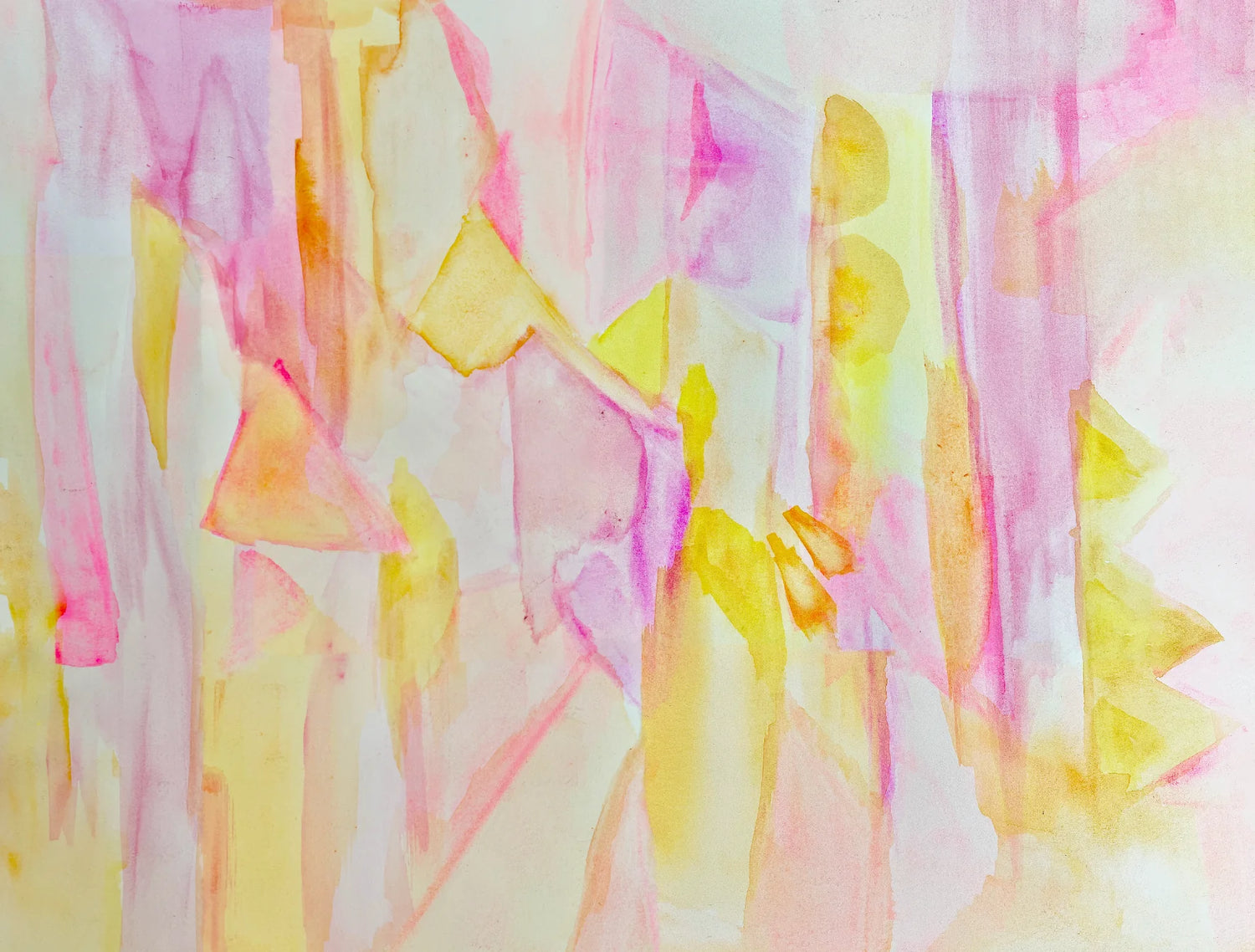 Original abstract watercolor painting from famous artist, Fran Maas. This design is digitally recreated to use as large scale interior wallpaper. The products are available in pre pasted, peel and stick and french luxe materials. 