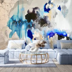 "Indigo Cloud" Oversized Wallpaper Wall Mural