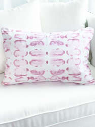 Pink and white decoration pillow for home couch