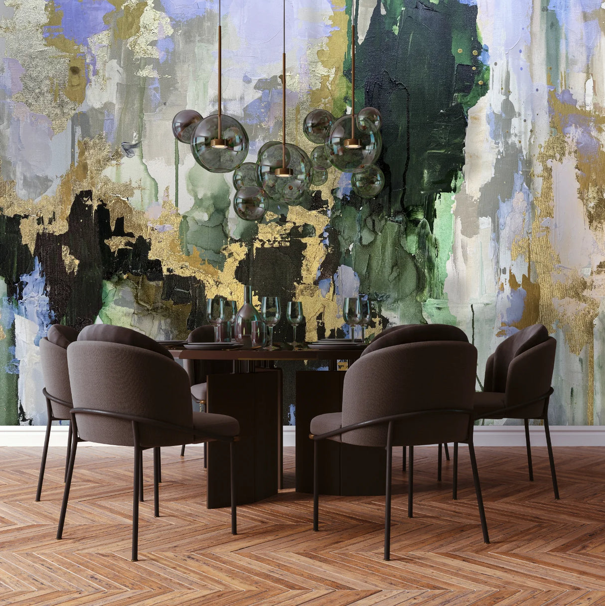 Custom "Huntress" Oversized Wall Mural for 5 walls as listed below, Prepasted