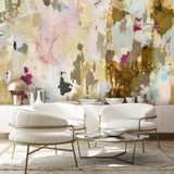 Custom "Cappuccino" Wallpaper Wall Mural 4' tall x 11' wide