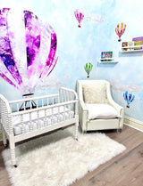 Kids "Rainbow Balloons" Oversized Wall Mural