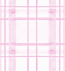 Original pink watercolor plaid design for interior wallpaper.